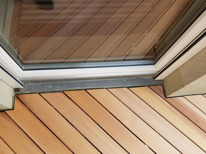 Holzterrasse aus Western Red Cedar - detail