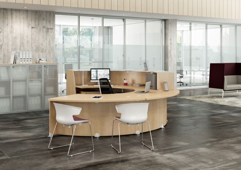Arbeitsraum - Quadrifoglio Büromöbel Reception